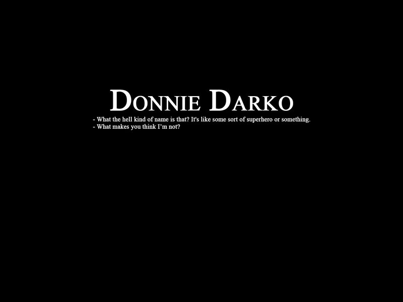 Donnie Darko title card
