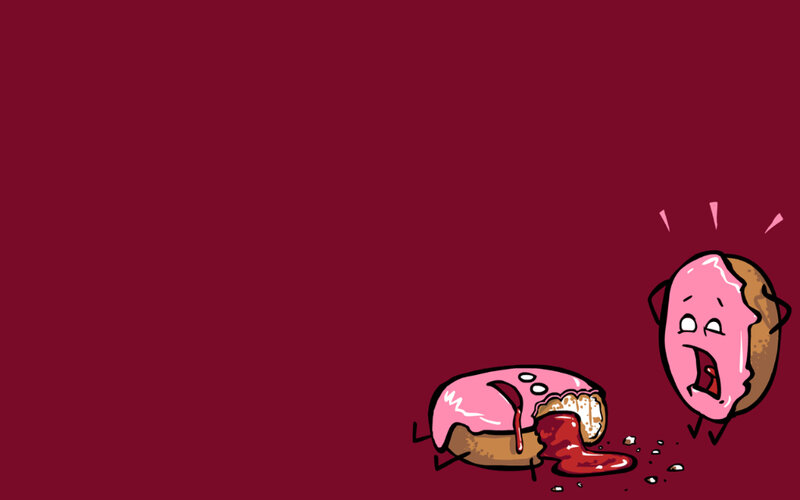 Donut Characters — Red