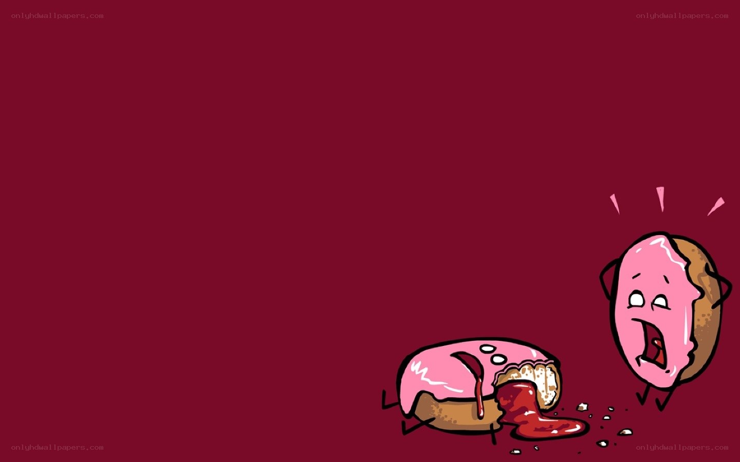 donut horror cartoon