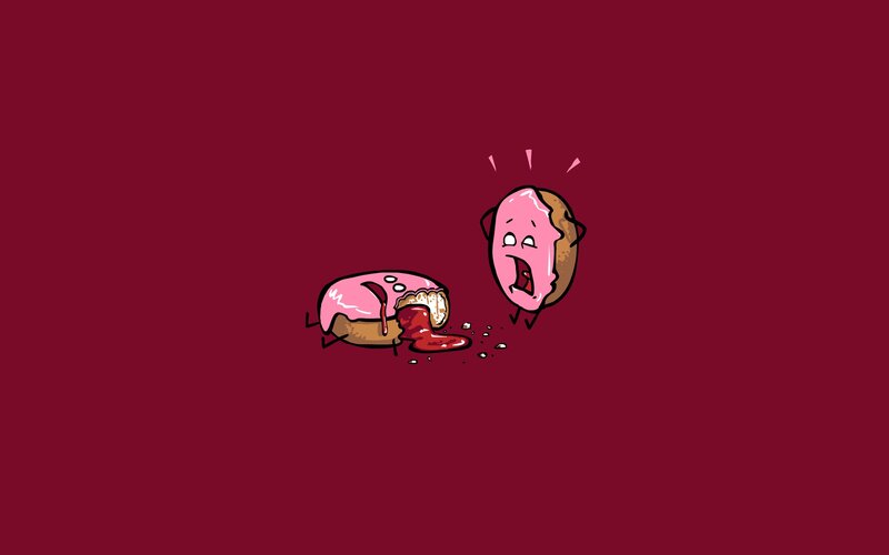 Donut horror scene