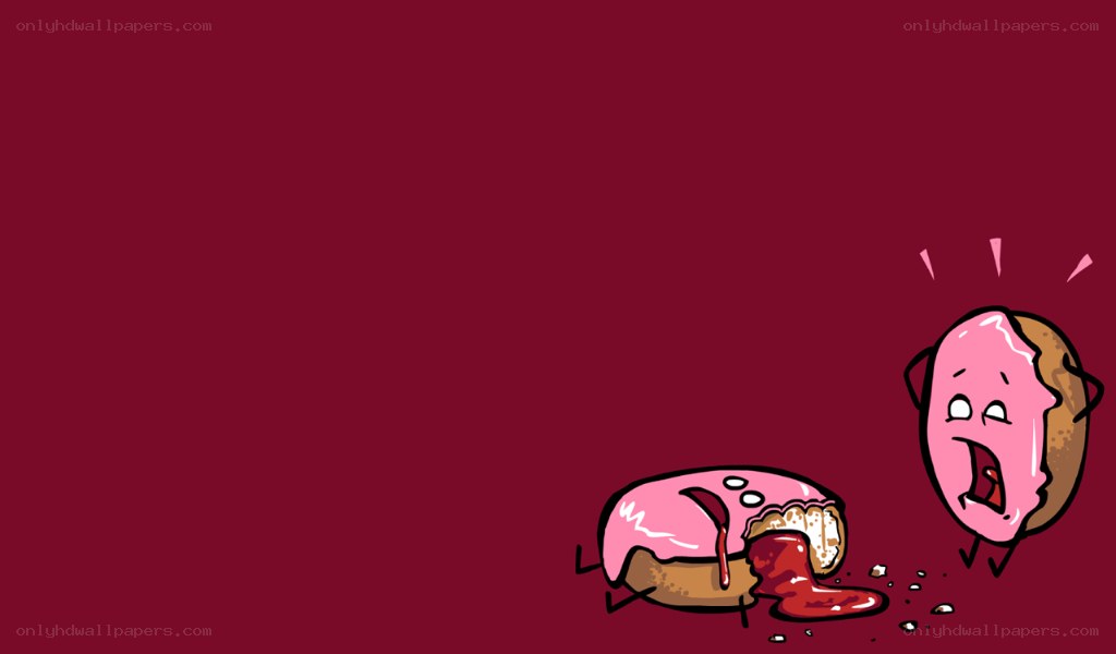 Donut violence cartoon