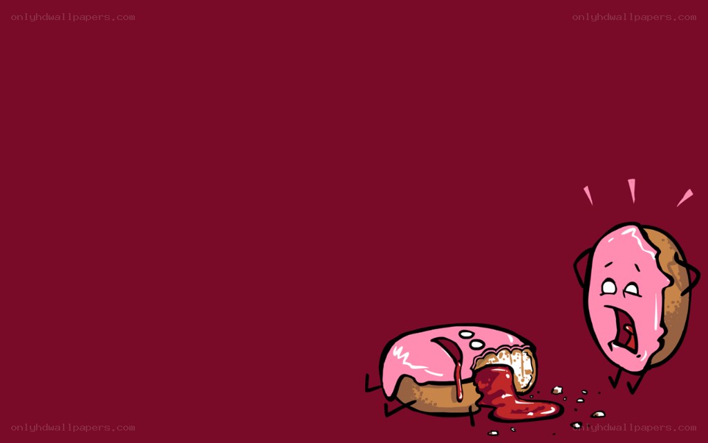 Donut violence cartoon