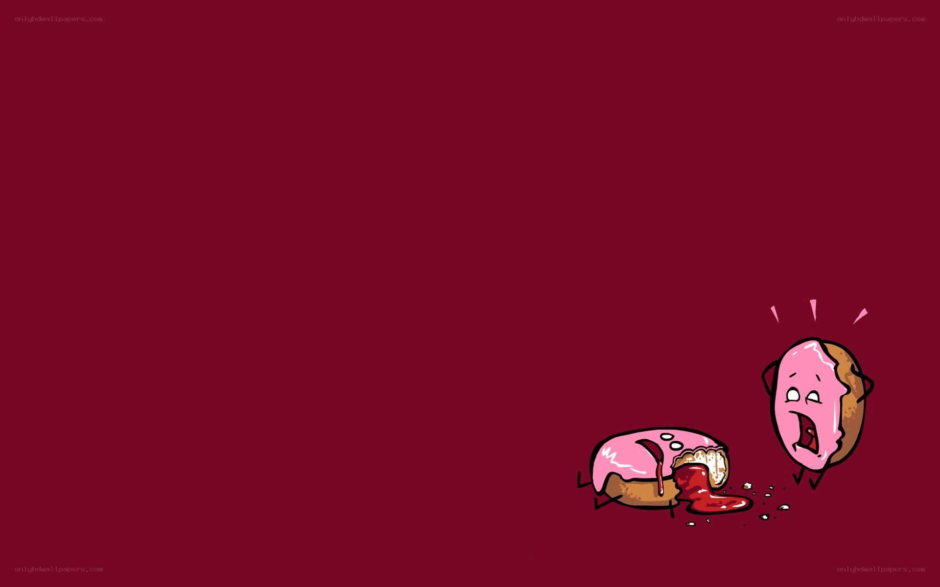 Donut with a bite taken