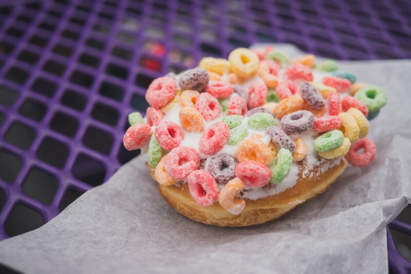 Donut with Cereal Topping