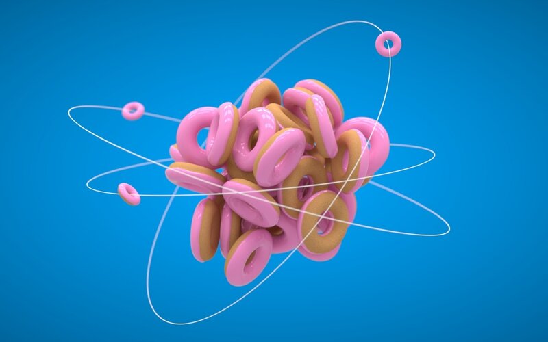 Donuts in Atom Model