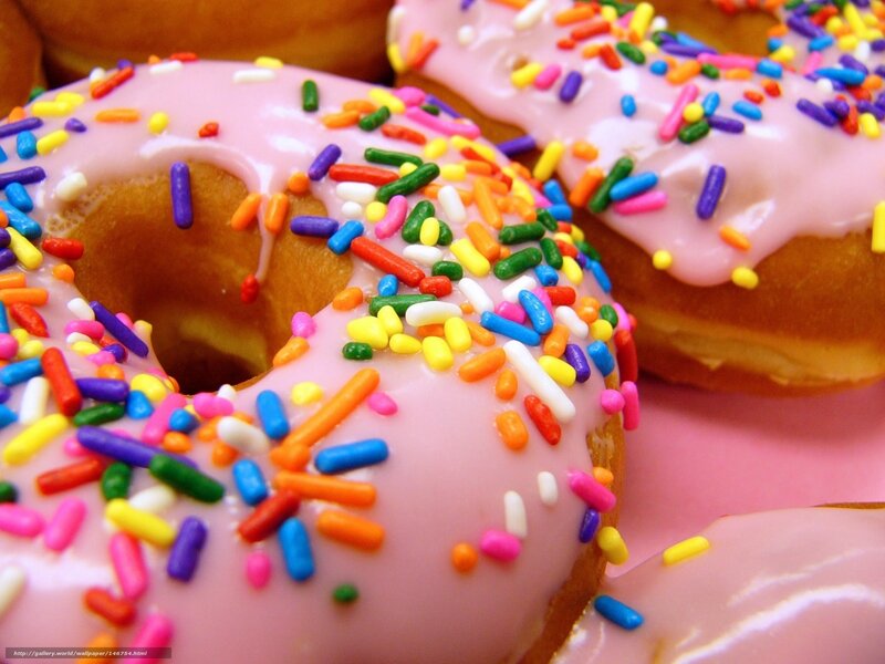 Donuts with Sprinkles — Pink