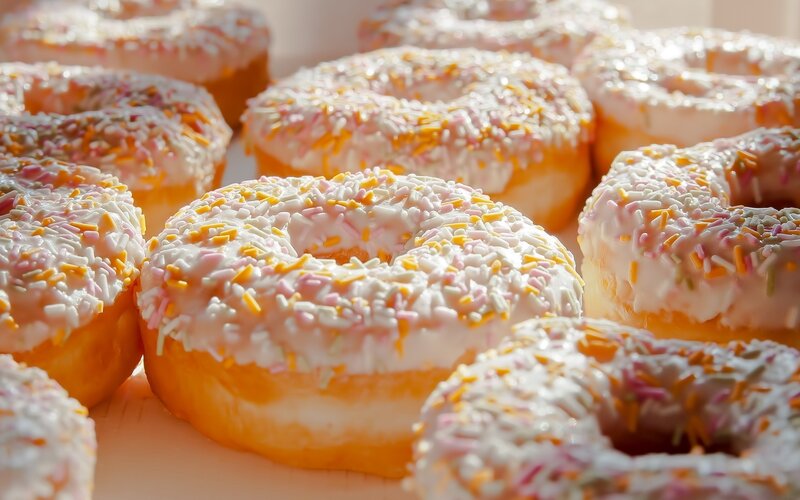donuts with sprinkles
