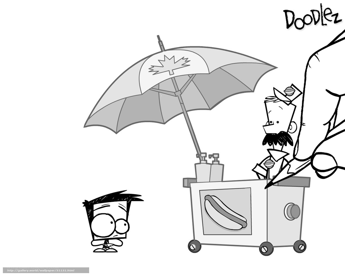 Doodlez cartoon scene