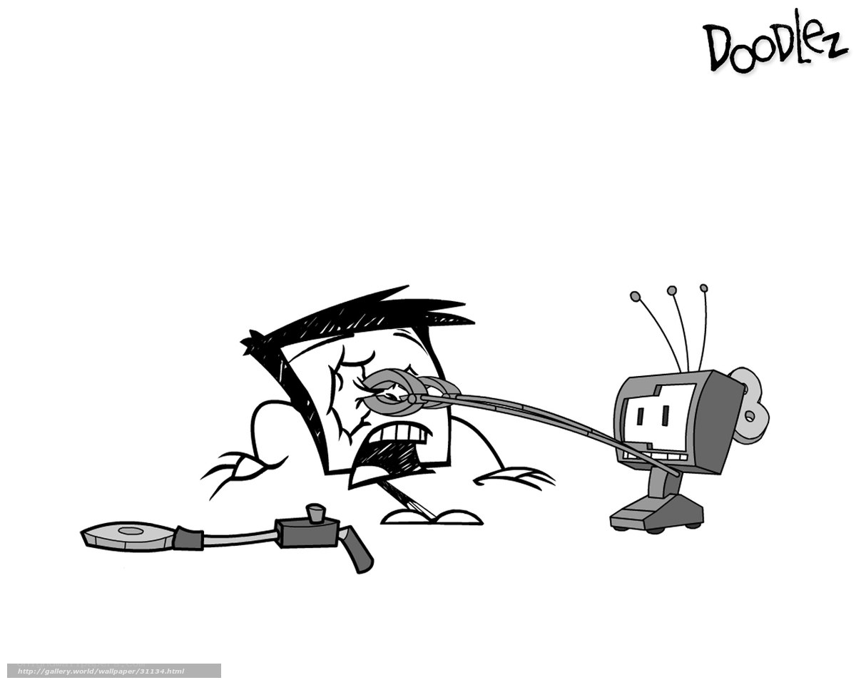 Doodlez cartoon violence