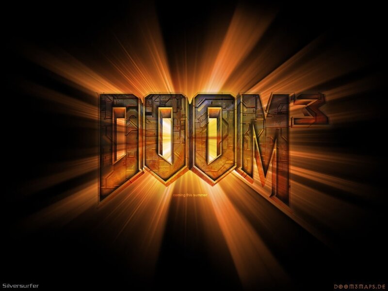 DOOM 3 Logo — Black