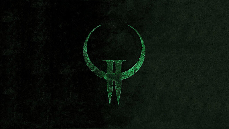 Doom II logo on dark background