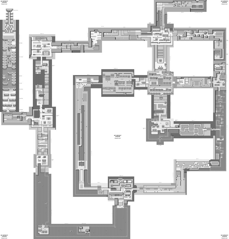 Doom II map layout