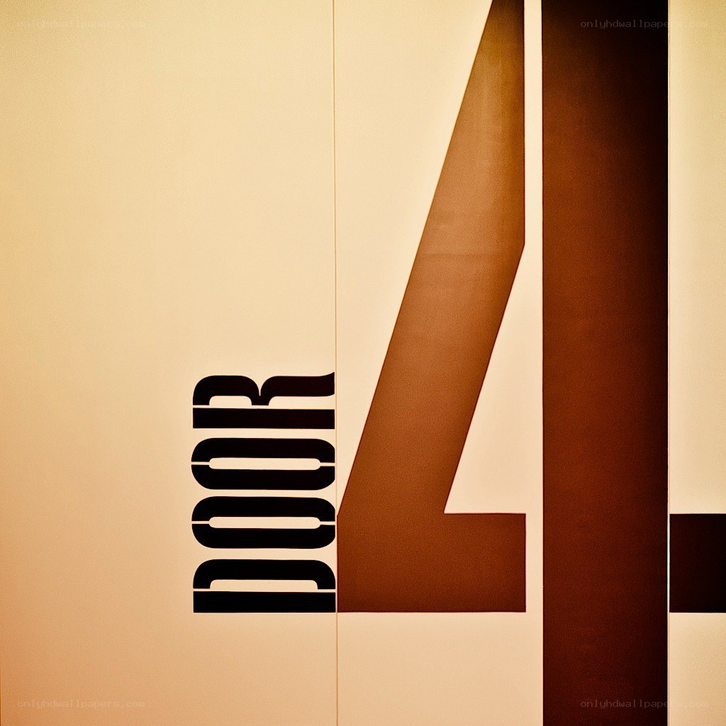Door Four sign
