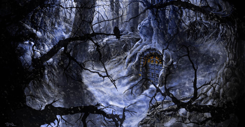 Door in a Tree Trunk
