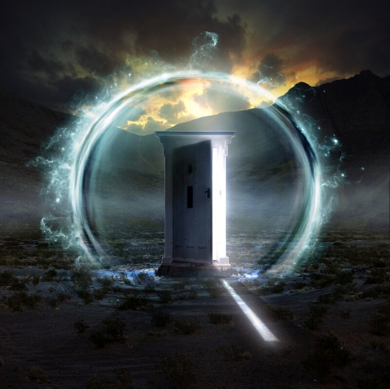Door in Desert Landscape