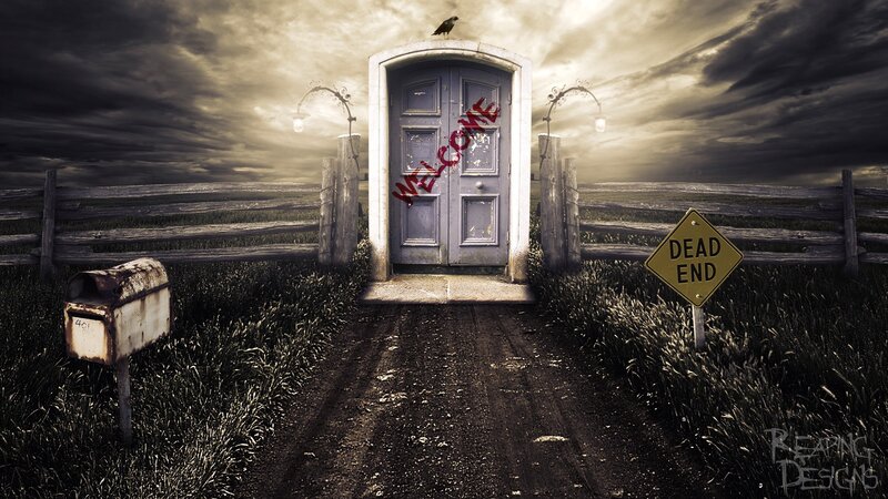 Door in Rural Field