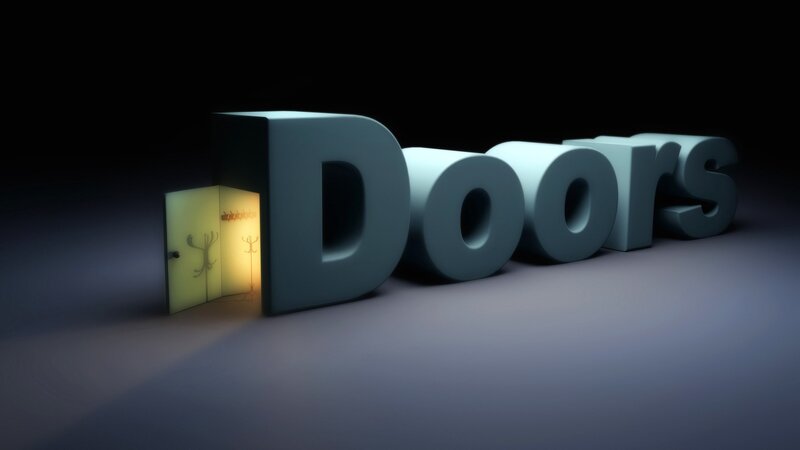 Door Inside Letter D