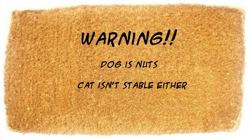 Doormat with Text