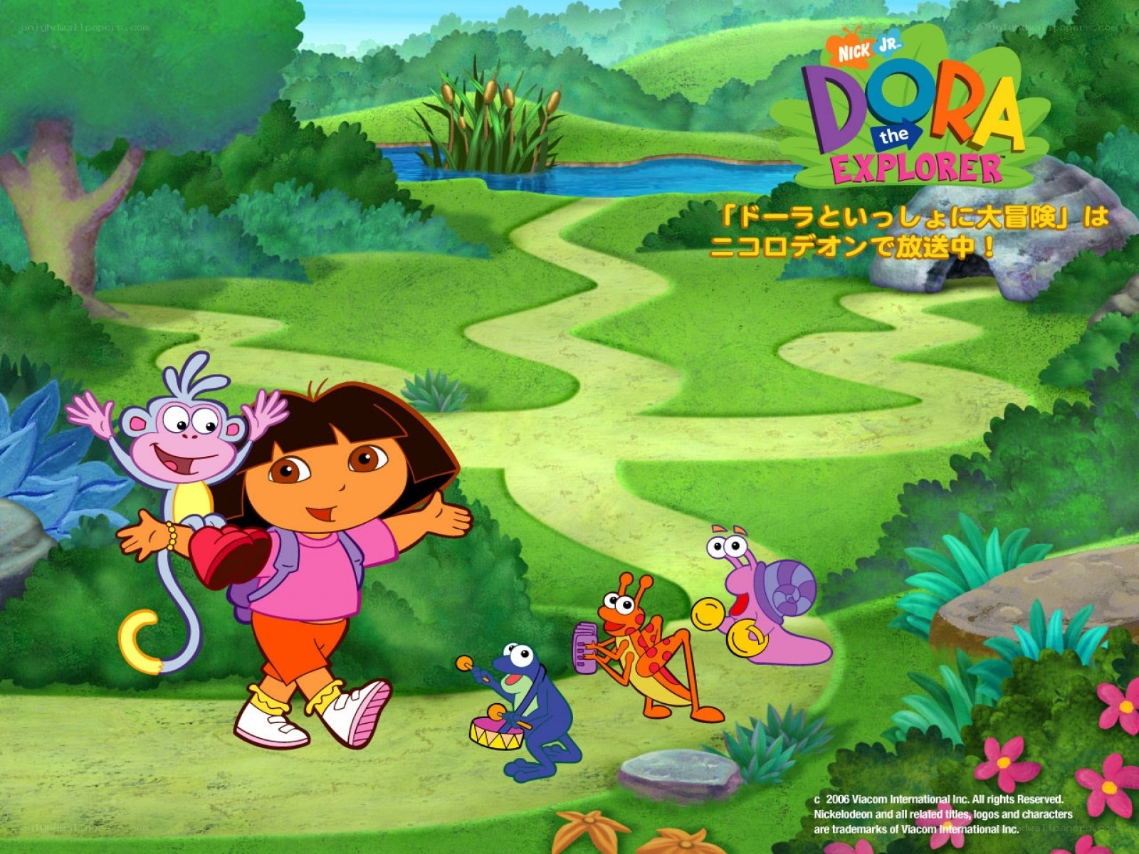 Dora the Explorer in jungle