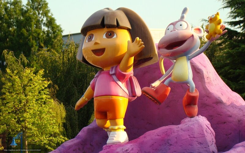 Dora the Explorer statues