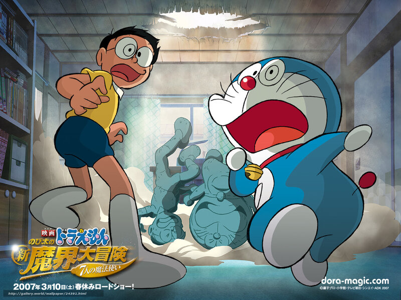 Doraemon and Nobita in chaos