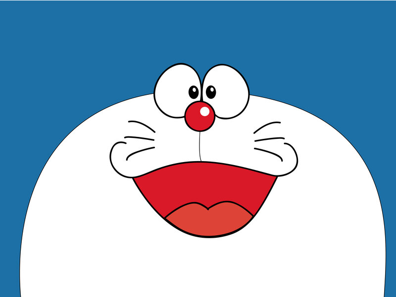 Doraemon smiling face