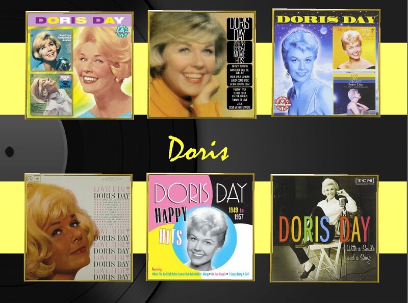 Doris Day Album Covers — Yellow