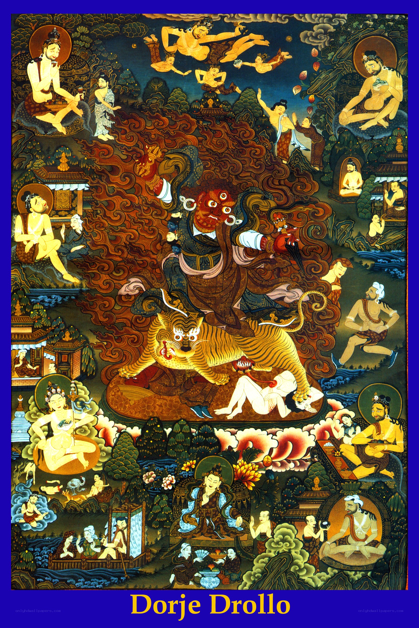 Dorje Drollo Thangka