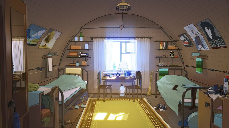 Dormitory Room Interior