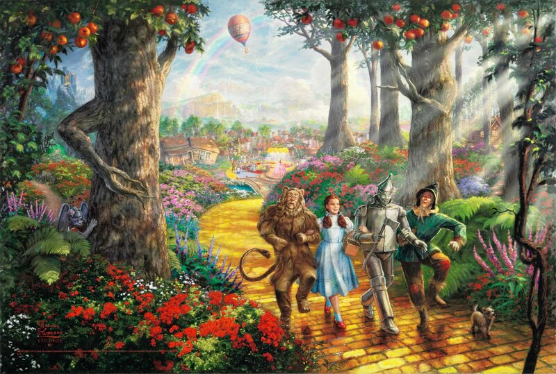 Dorothy and Her Friends — Yellow, Whimsical