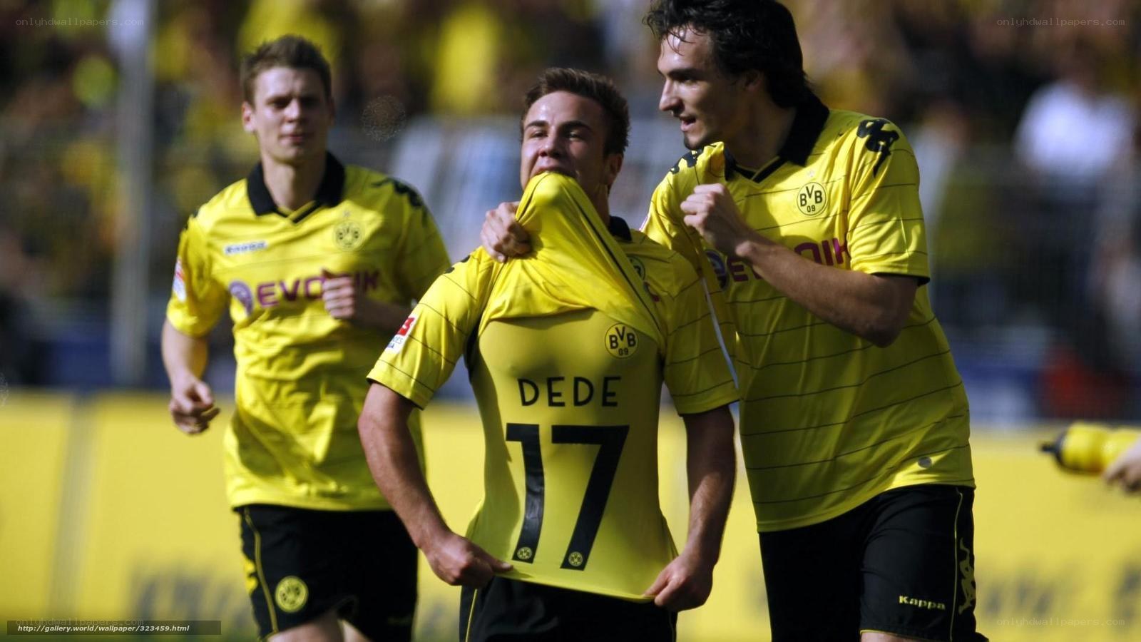 Dortmund players celebrating