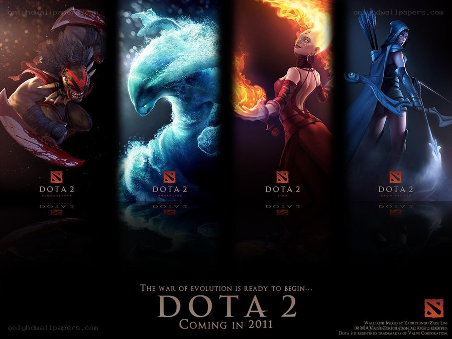 Dota 2 character art