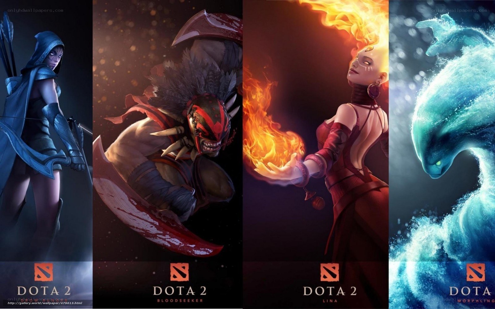 Dota 2 character art collection