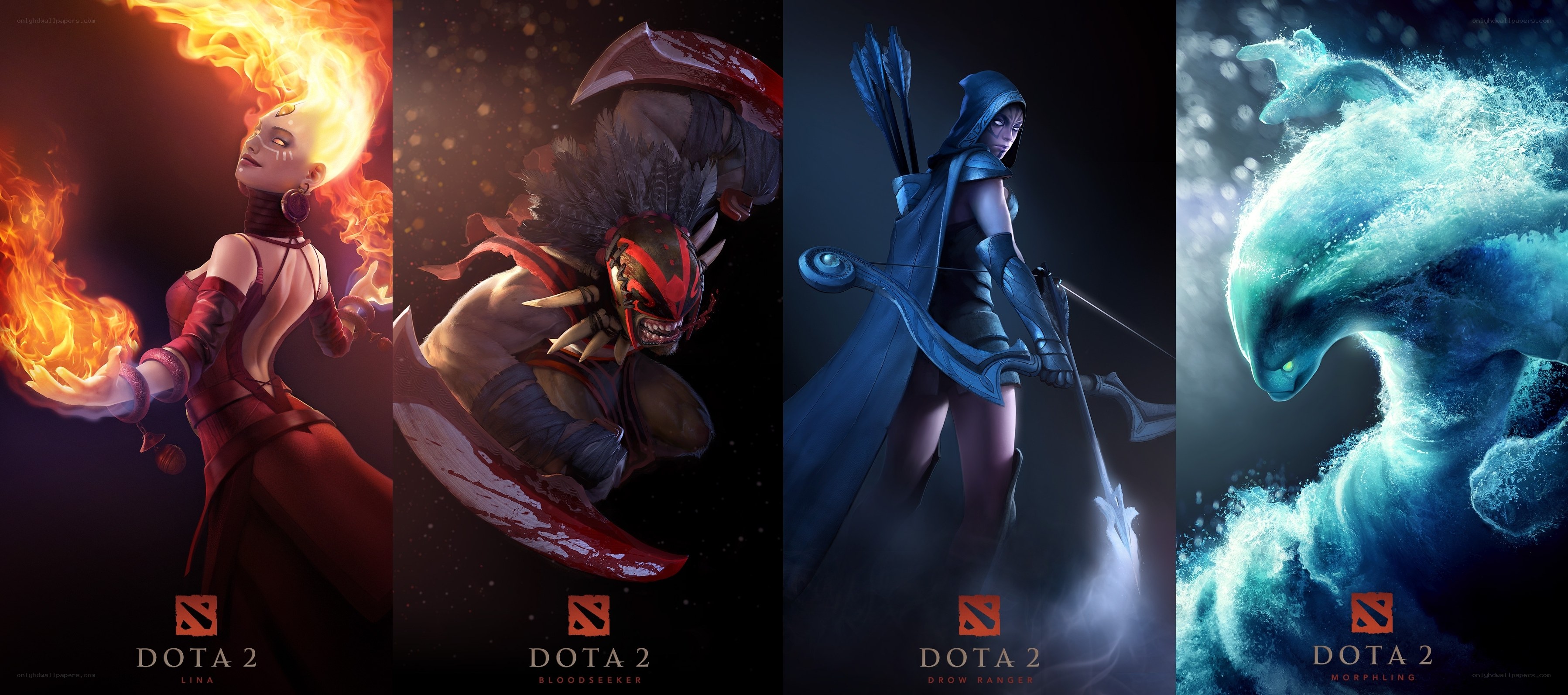 Dota 2 character art collection