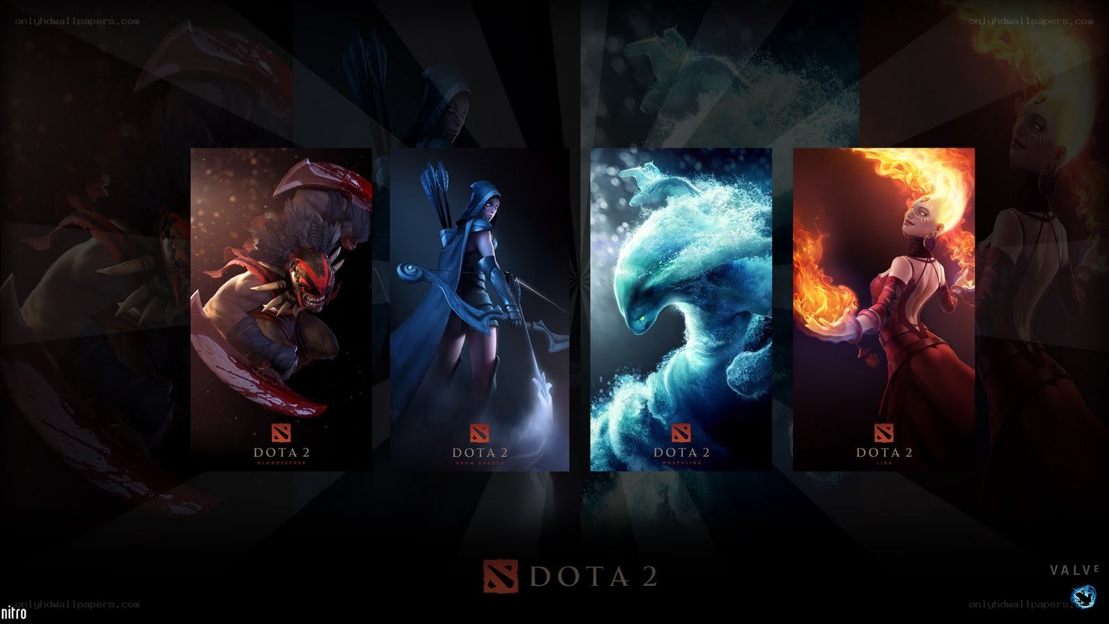 Dota 2 character art collection