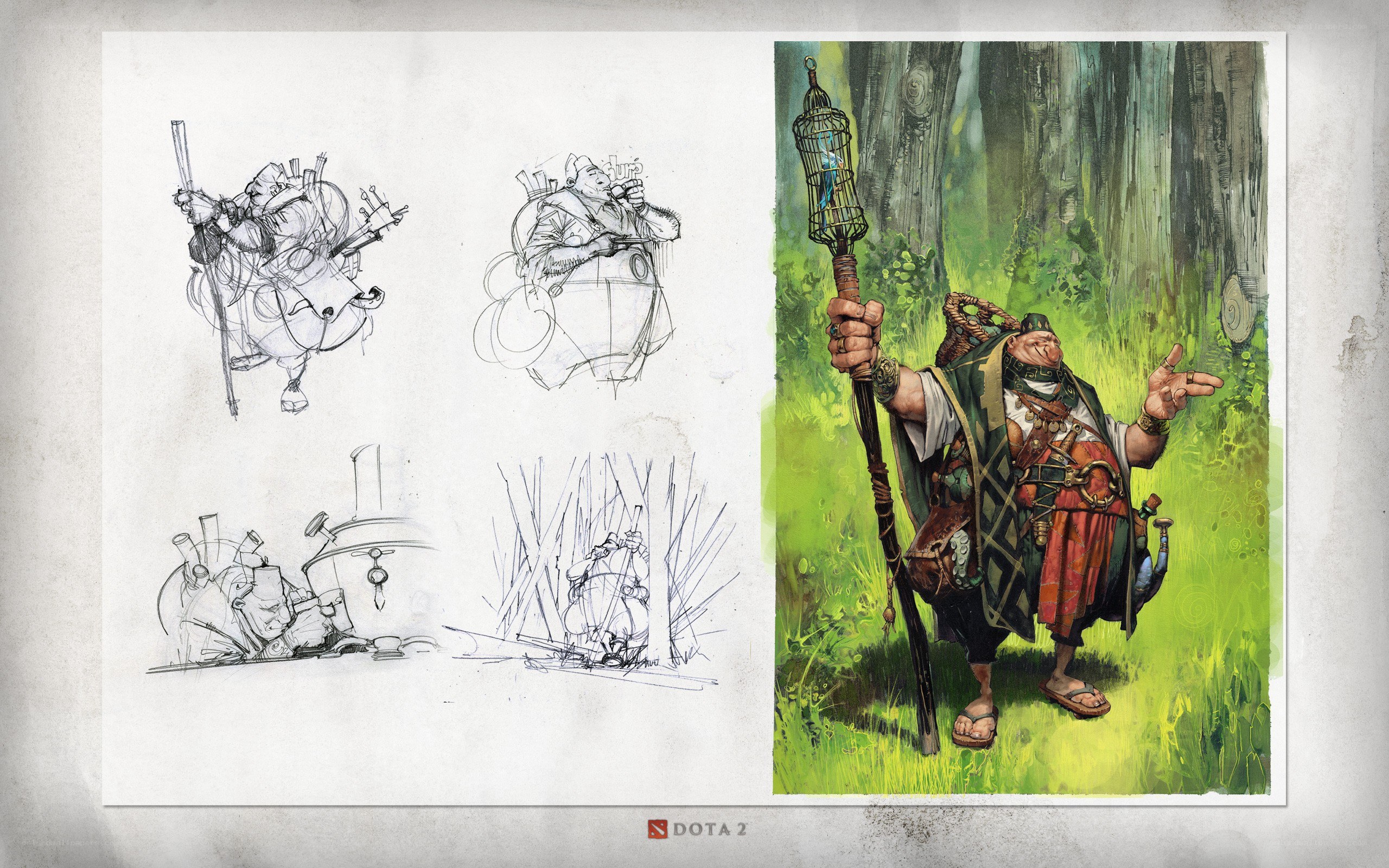 Dota 2 character concept art
