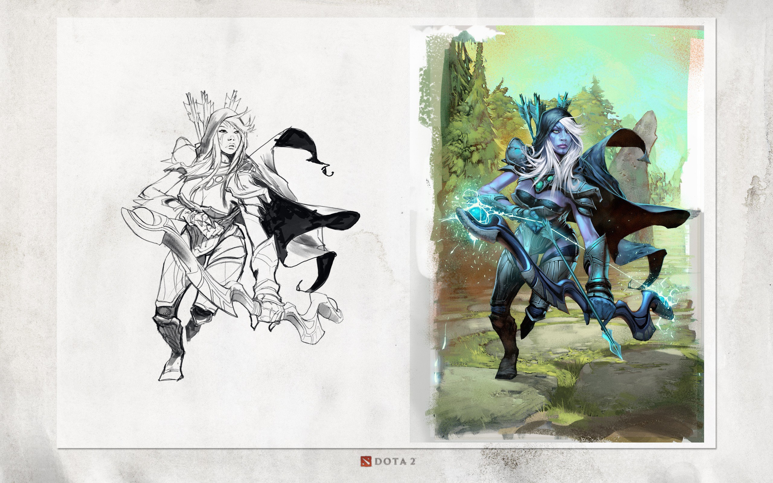 Dota 2 character concept art