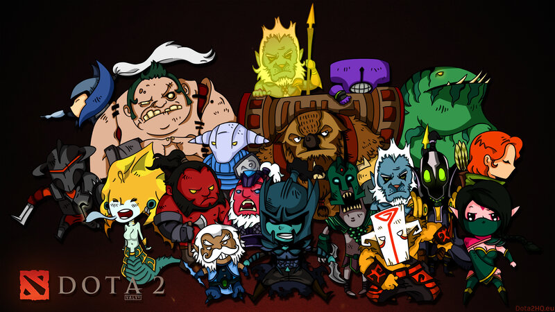Dota 2 character lineup