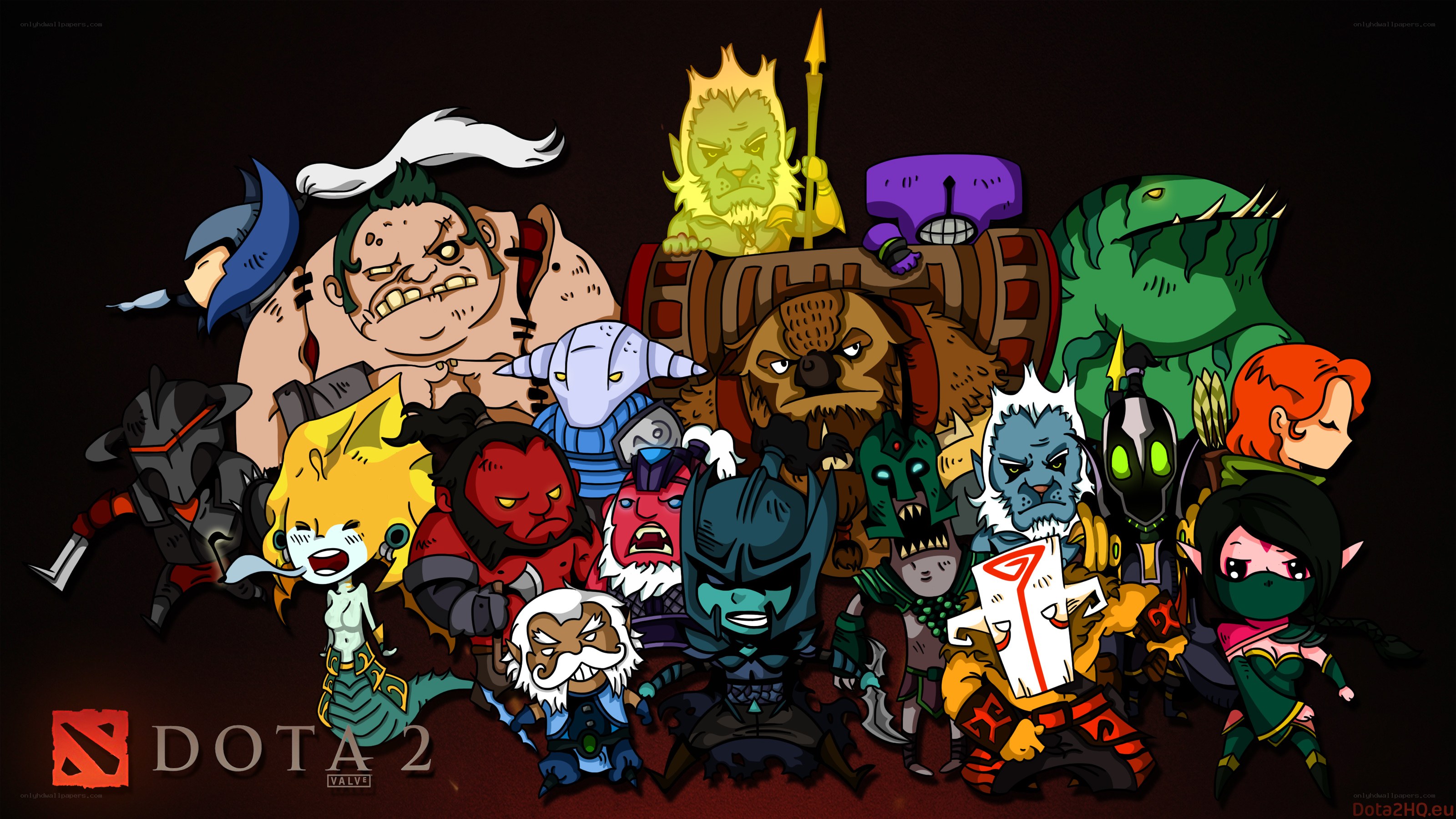Dota 2 character lineup