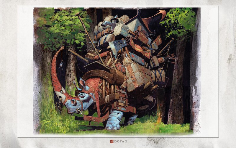 Dota 2 creature concept art