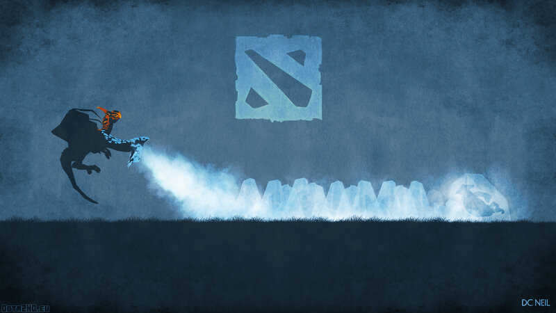 Dota 2 dragon silhouette