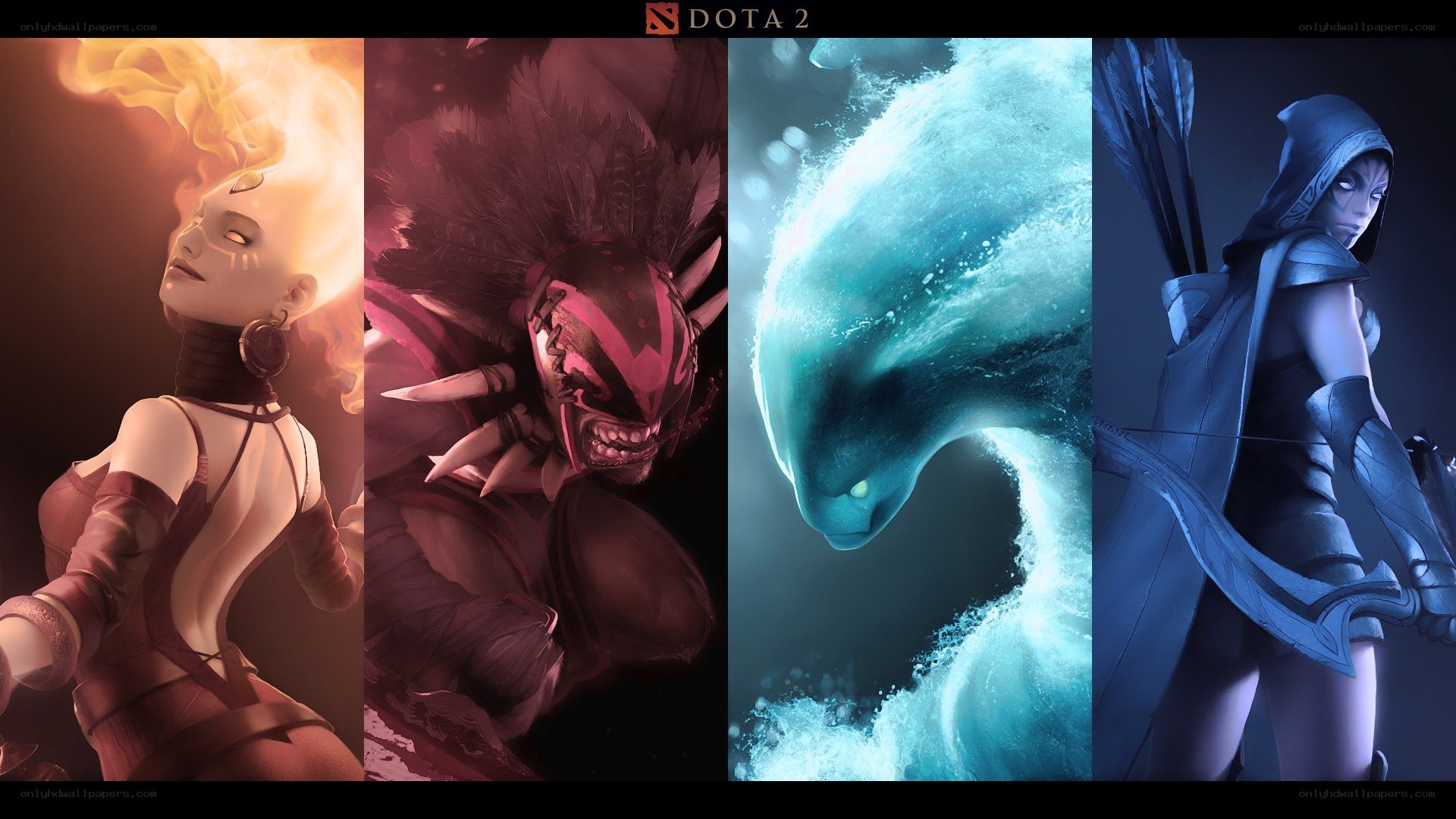 Dota 2 hero art collection