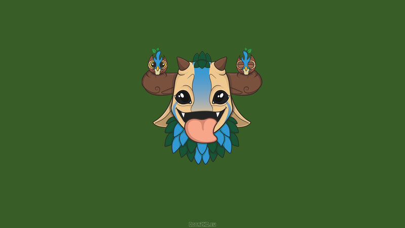 Dota 2 hero face art