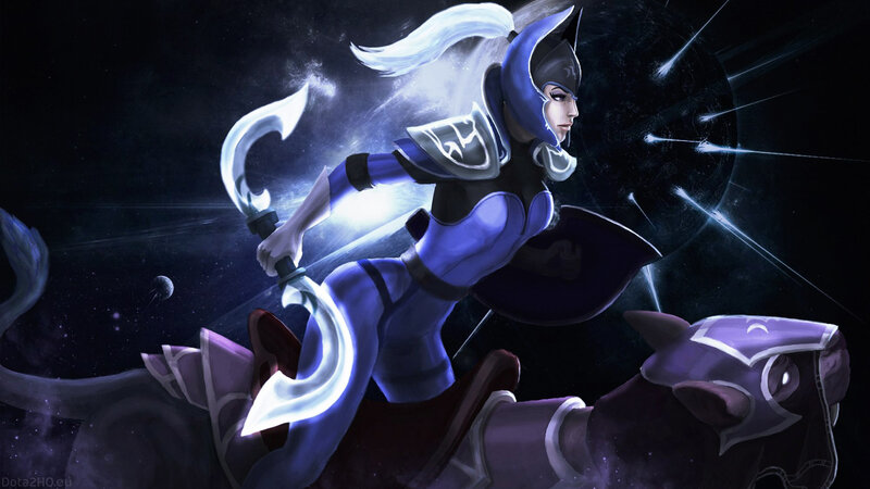 Dota 2 hero in space