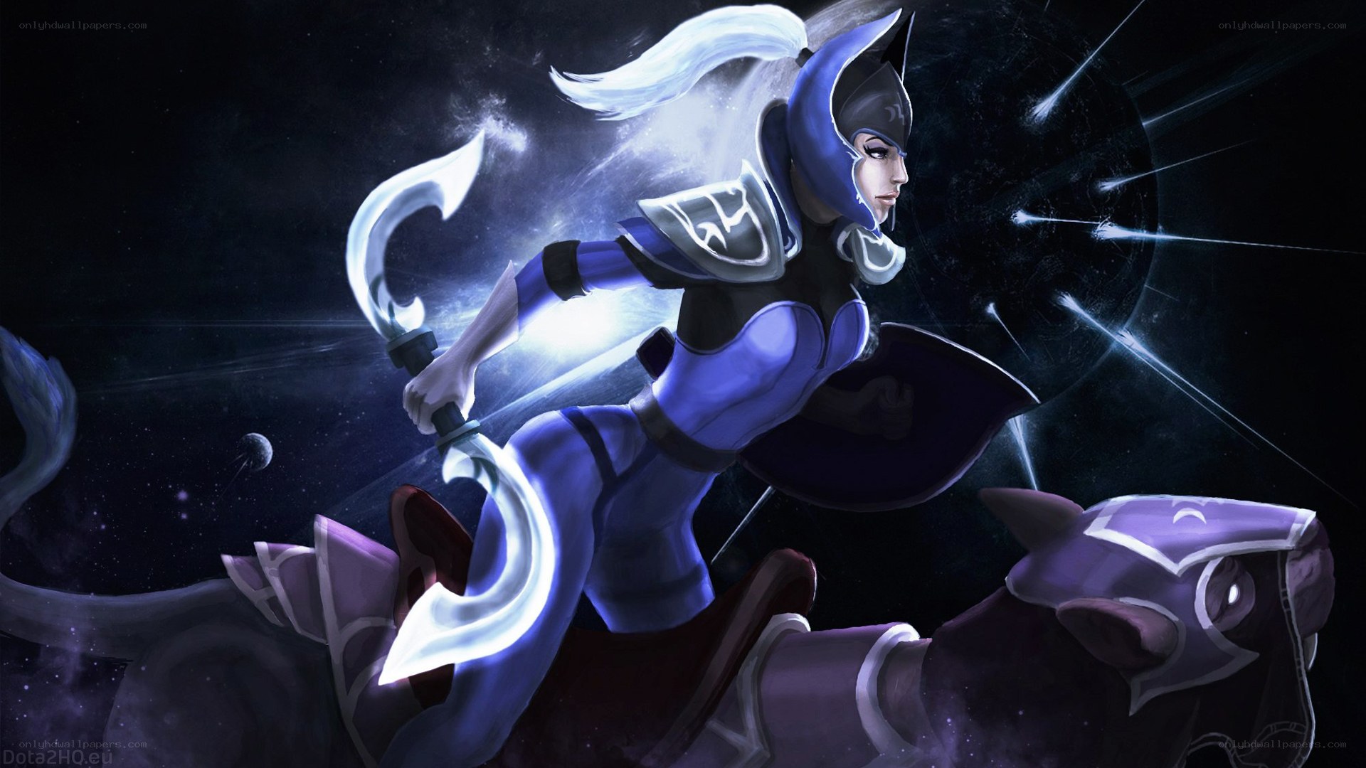 Dota 2 hero in space