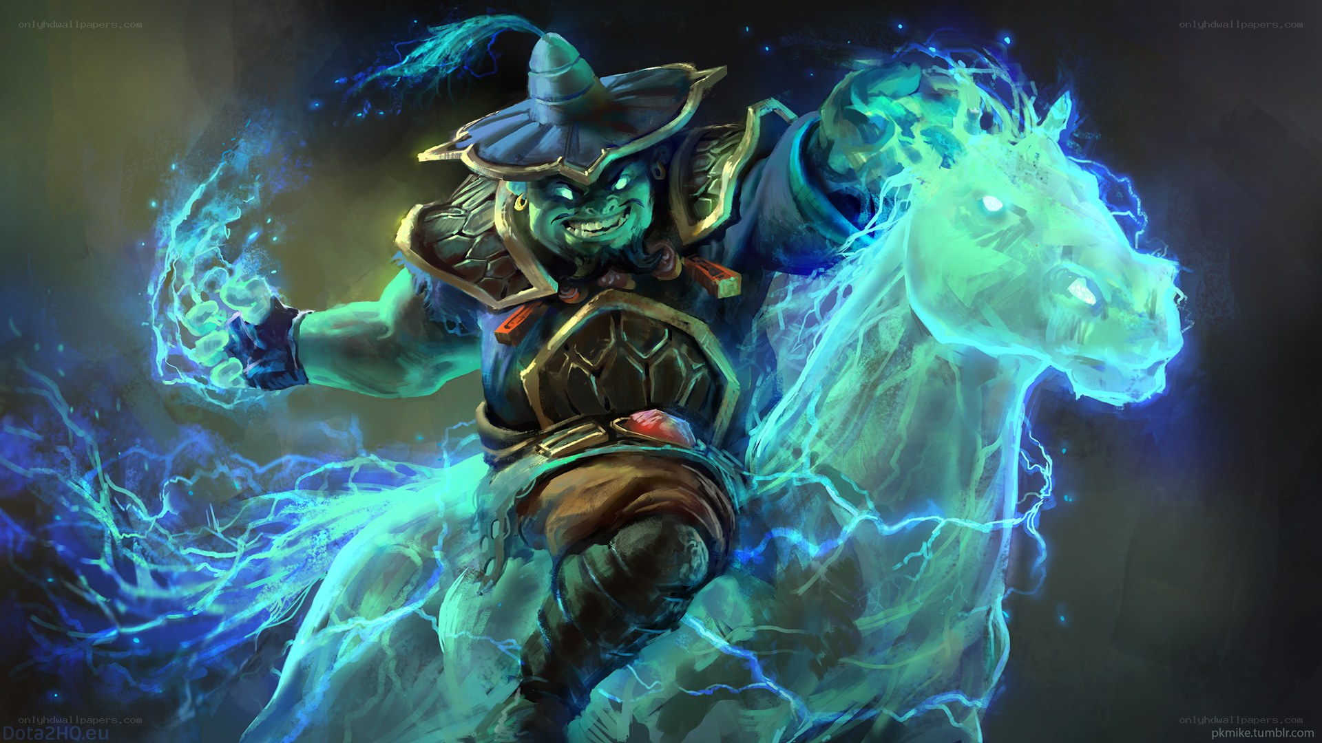 dota 2 hero with ghost horse