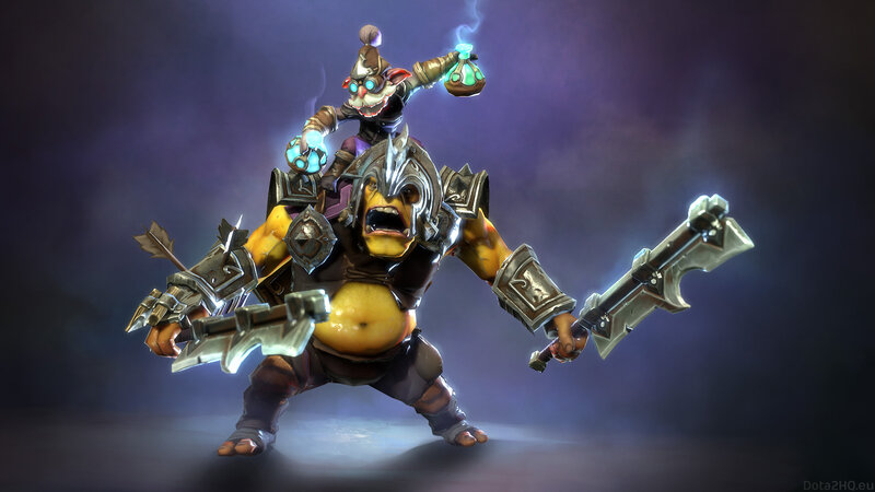 Dota 2 hero with rider