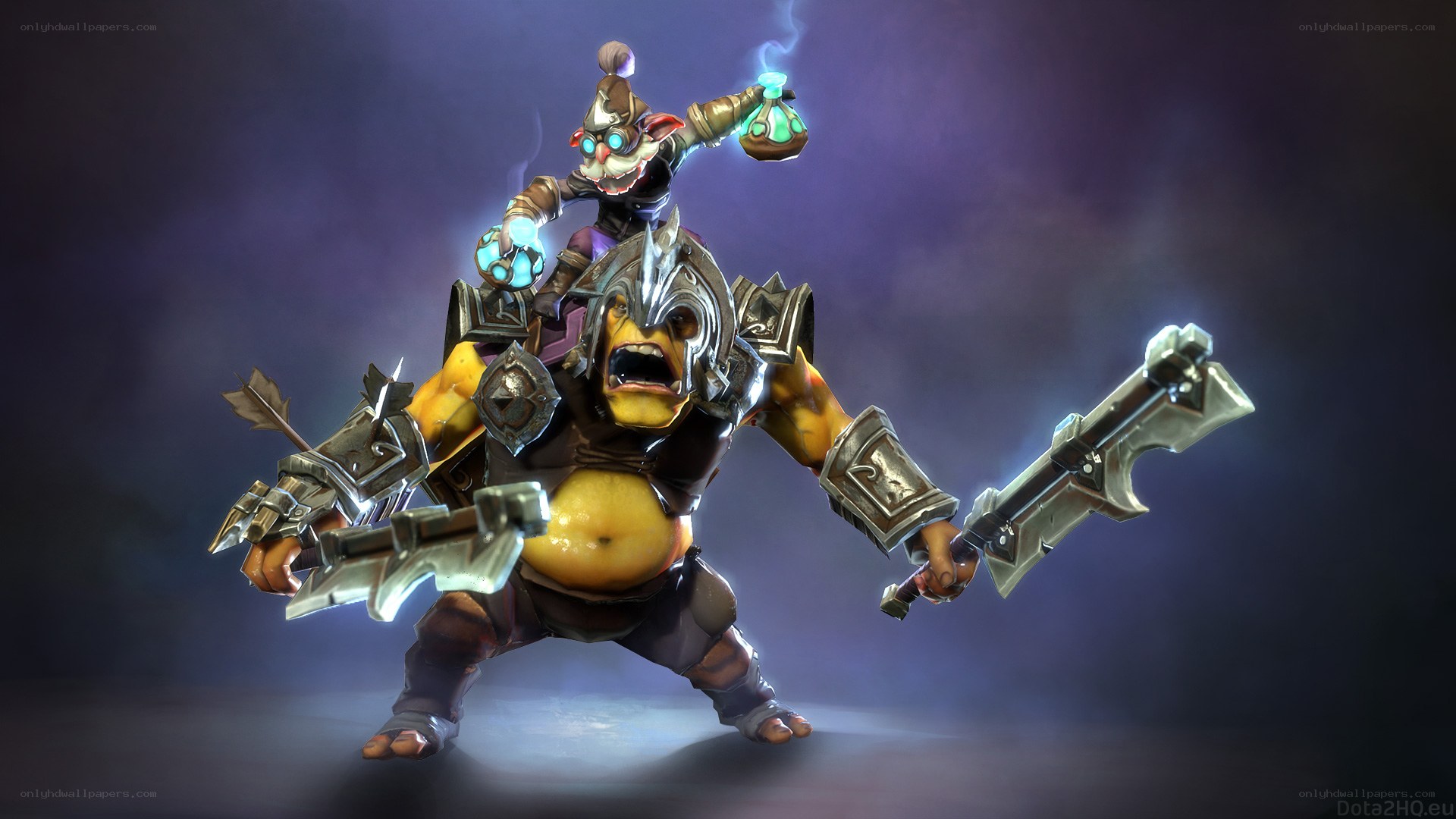 Dota 2 hero with rider