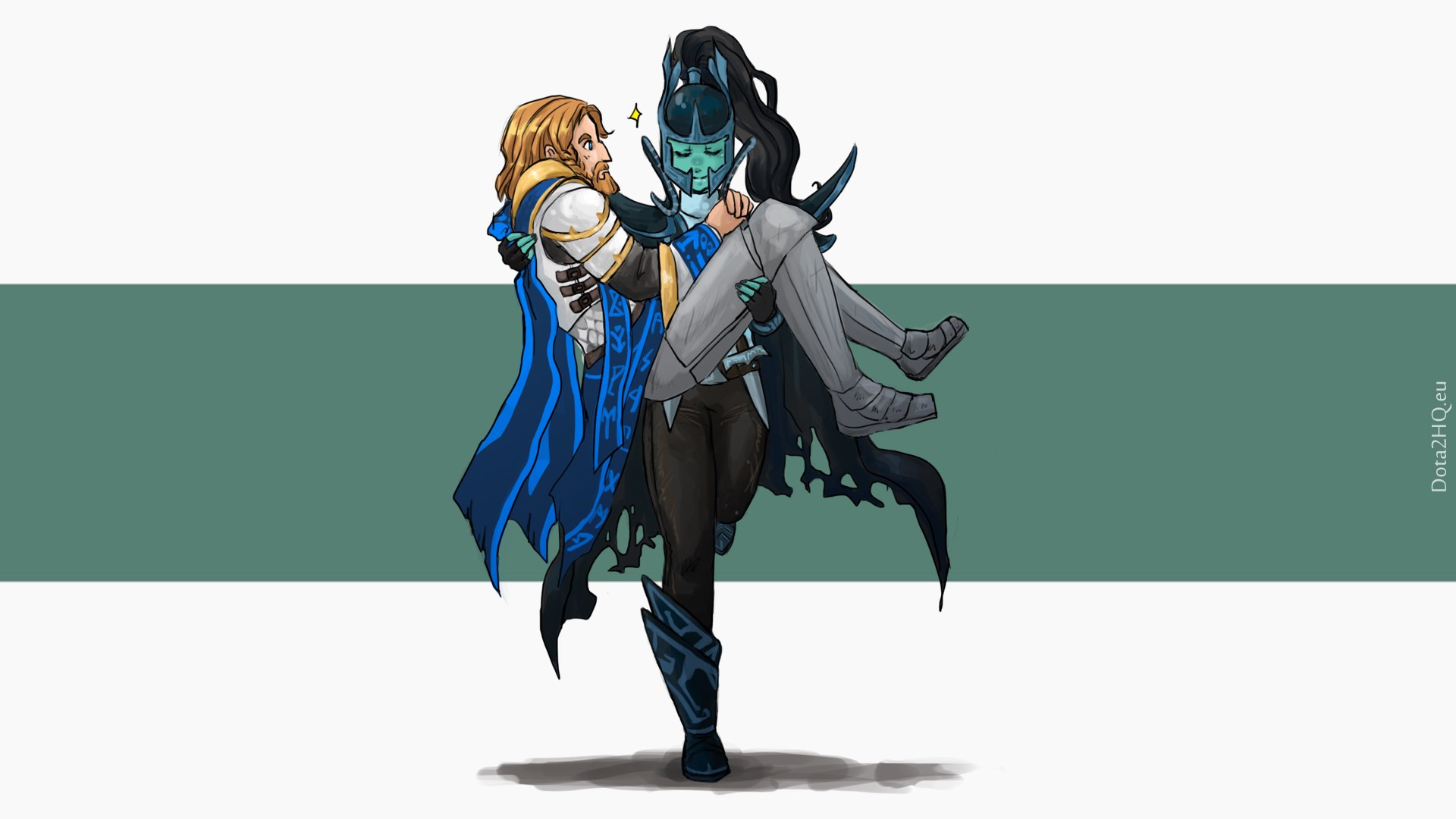 dota 2 heroes carrying each other