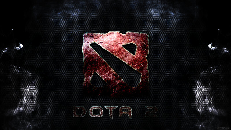 Dota 2 Logo — Black